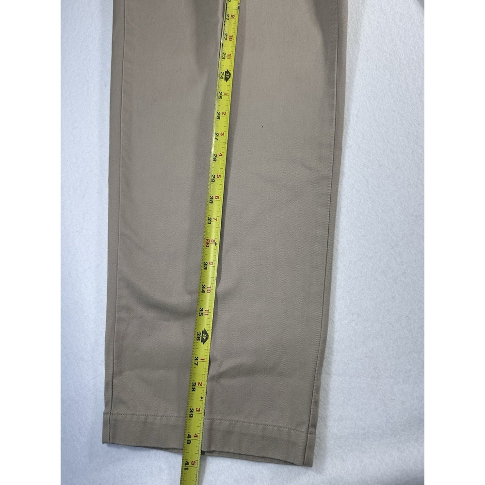 Polo Ralph Lauren Andrew Pant Mens 38x29 Tan Khaki Classic Chino Pleated Cotton - Picture 4 of 10